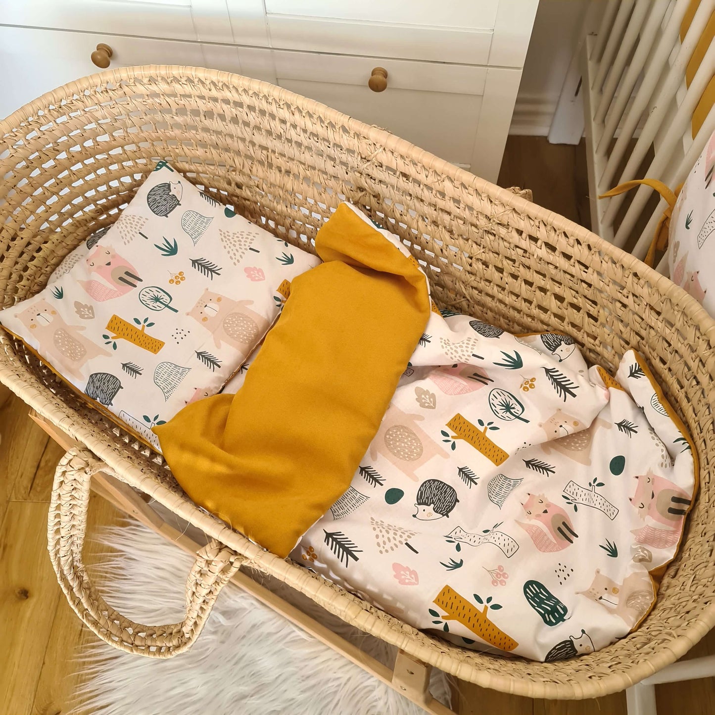 newborn babies cotton blanket and pillow 