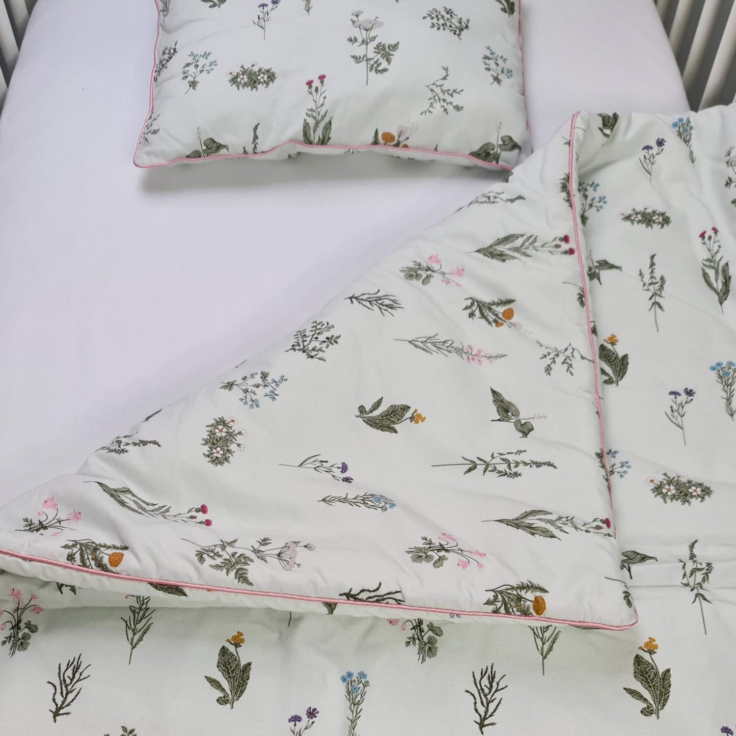 Duvet & pillow - all-in-one filling&cover- 'M' FLORAL