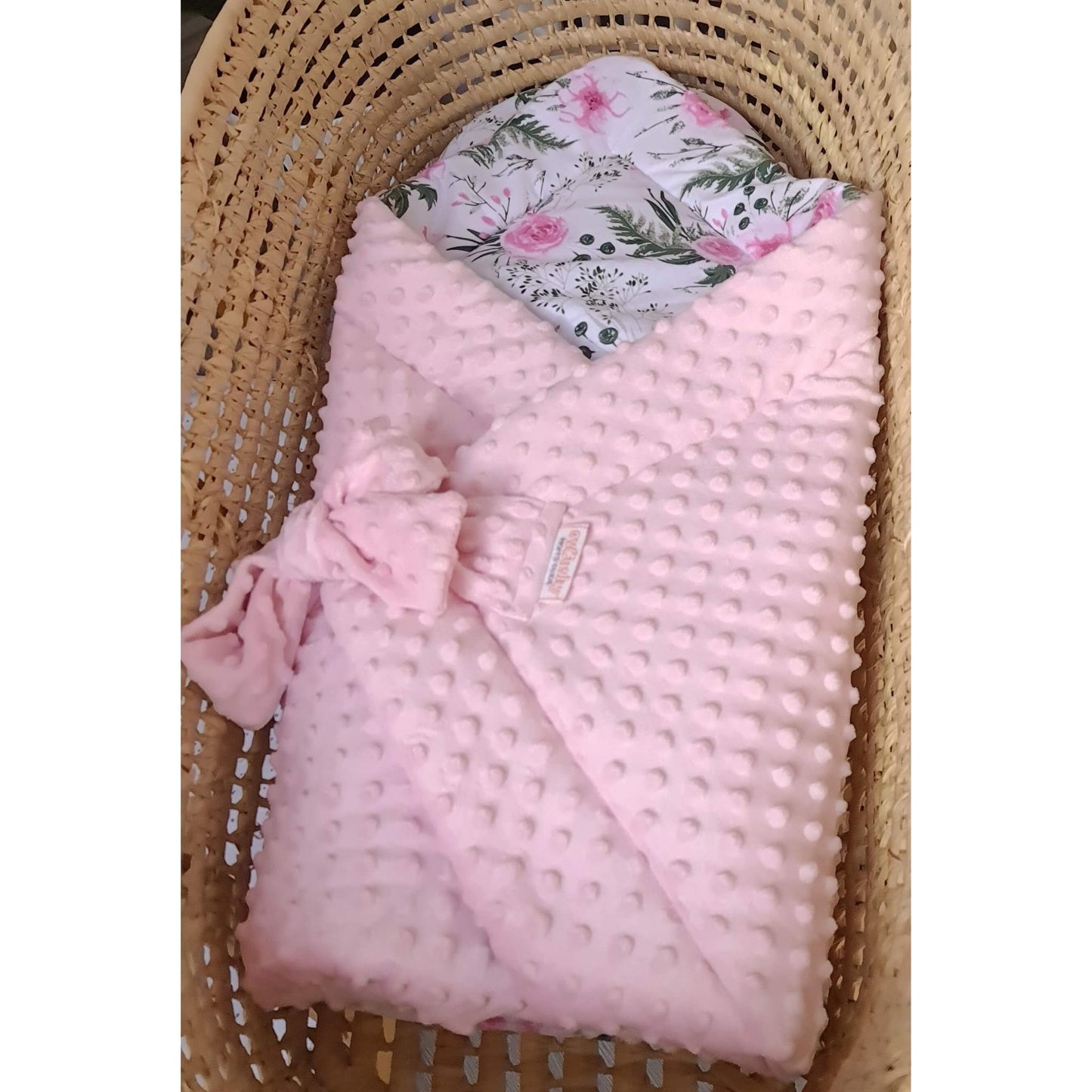 Swaddle blanket - 3 in 1 Pink Roses