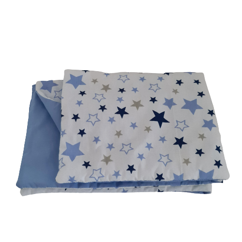 baby first blanket blue stars cotton warm blanket for baby