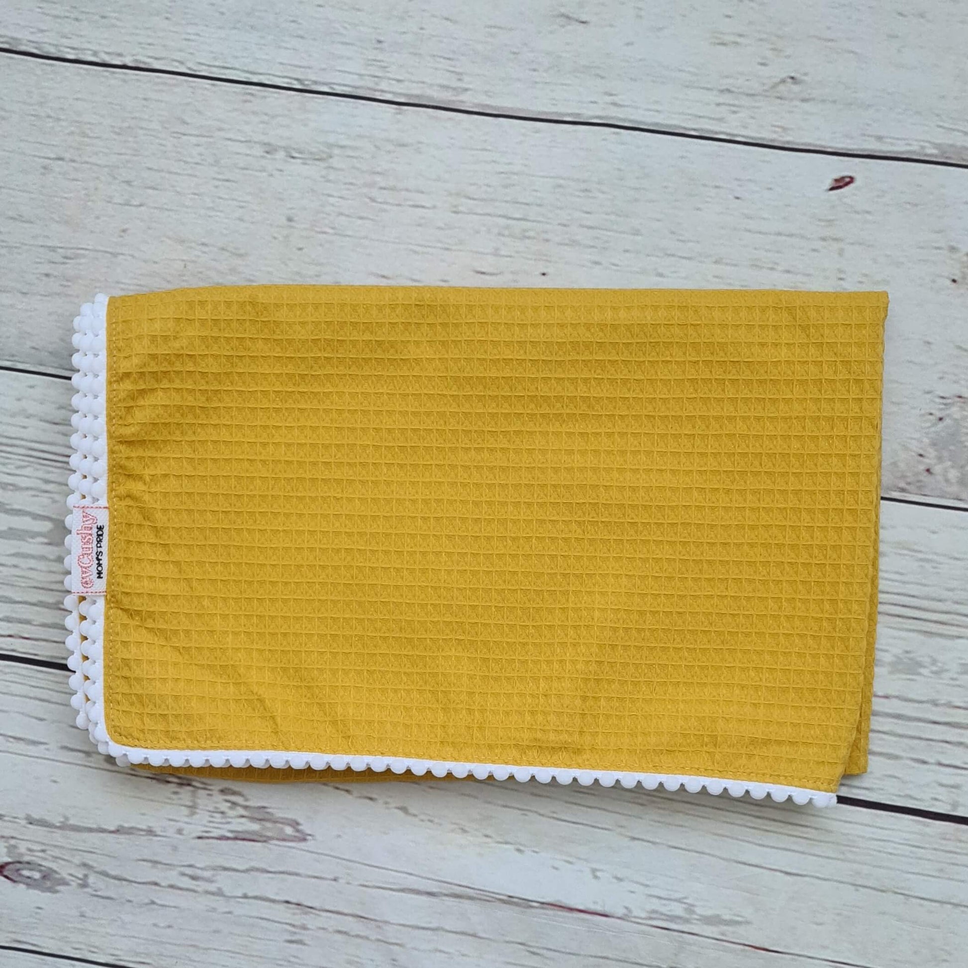 baby blanket mustard cotton blanket for pram