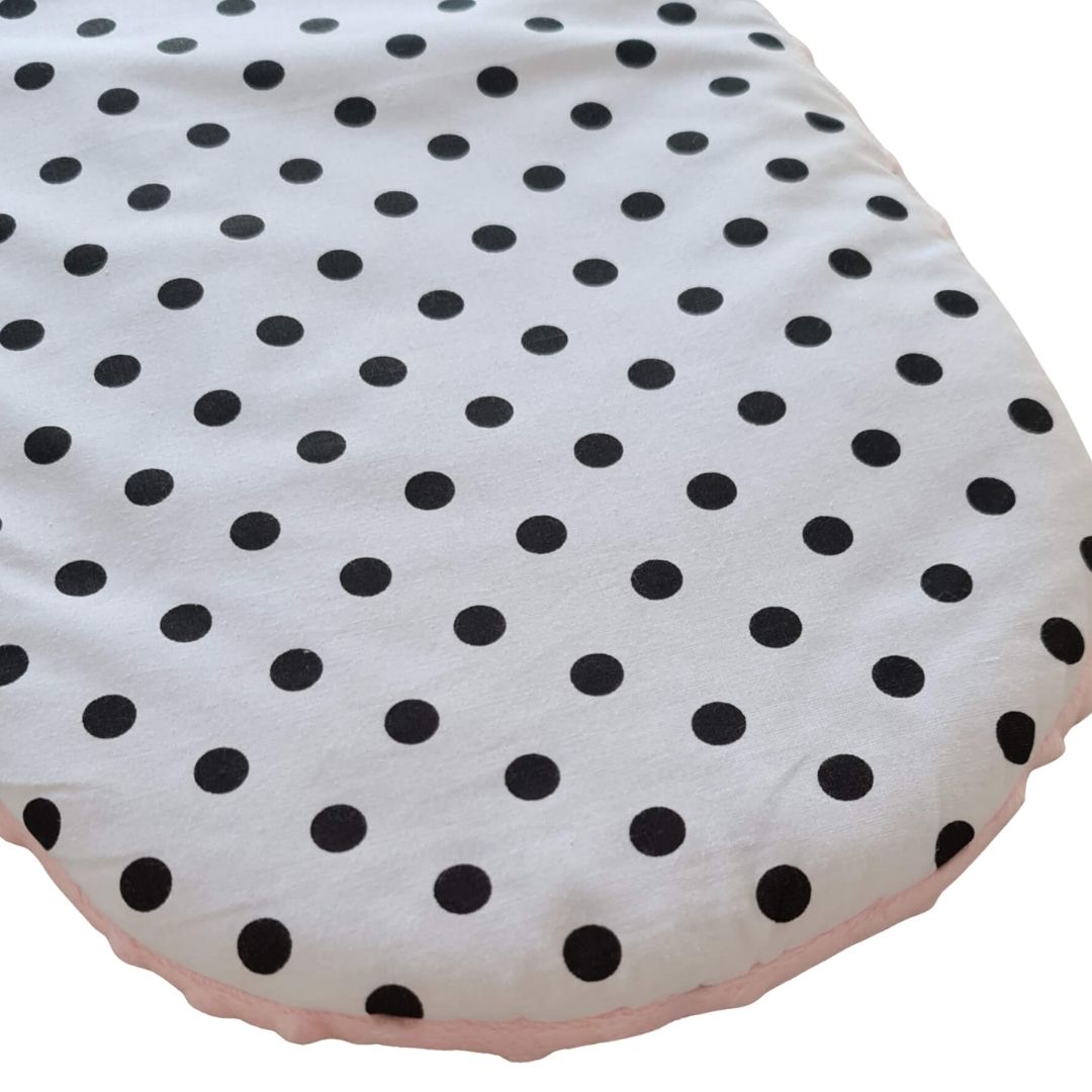 baby nest mattress liner insert polka dot pin 