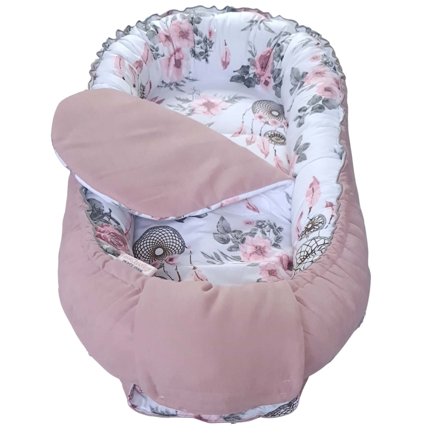 baby nest 0-9 months pink colour floral dreams catchers pattern