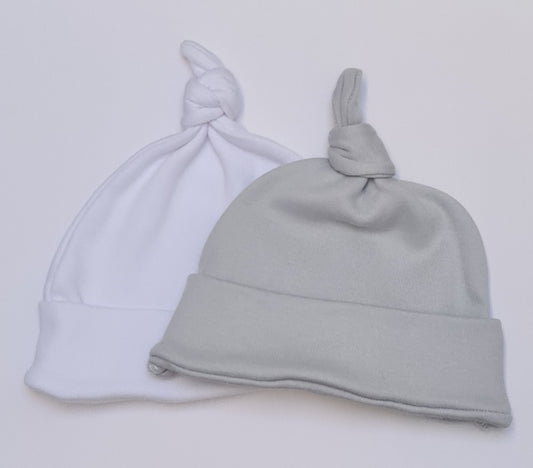 Cotton Baby Hat 2 pack 0-2 months