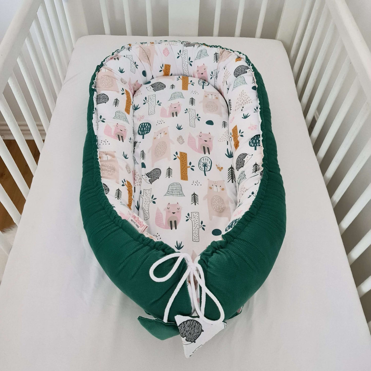 baby nest double sided cushion for newborns safe cocoon for infants in Ireland