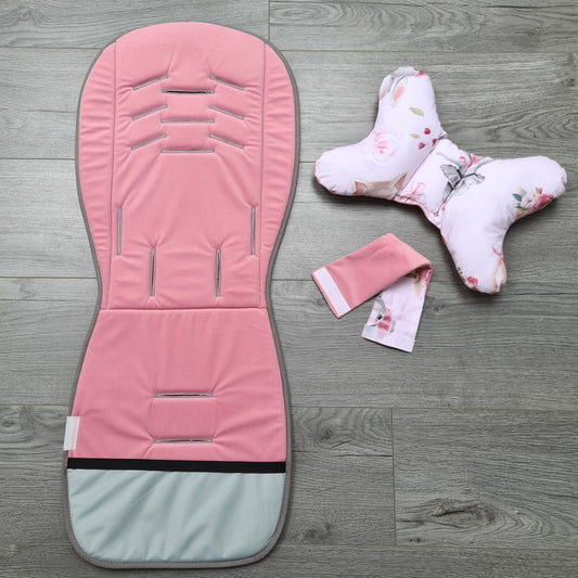 Prams Pushchairs Strollers Seat Liner Universal Ballerina Dream