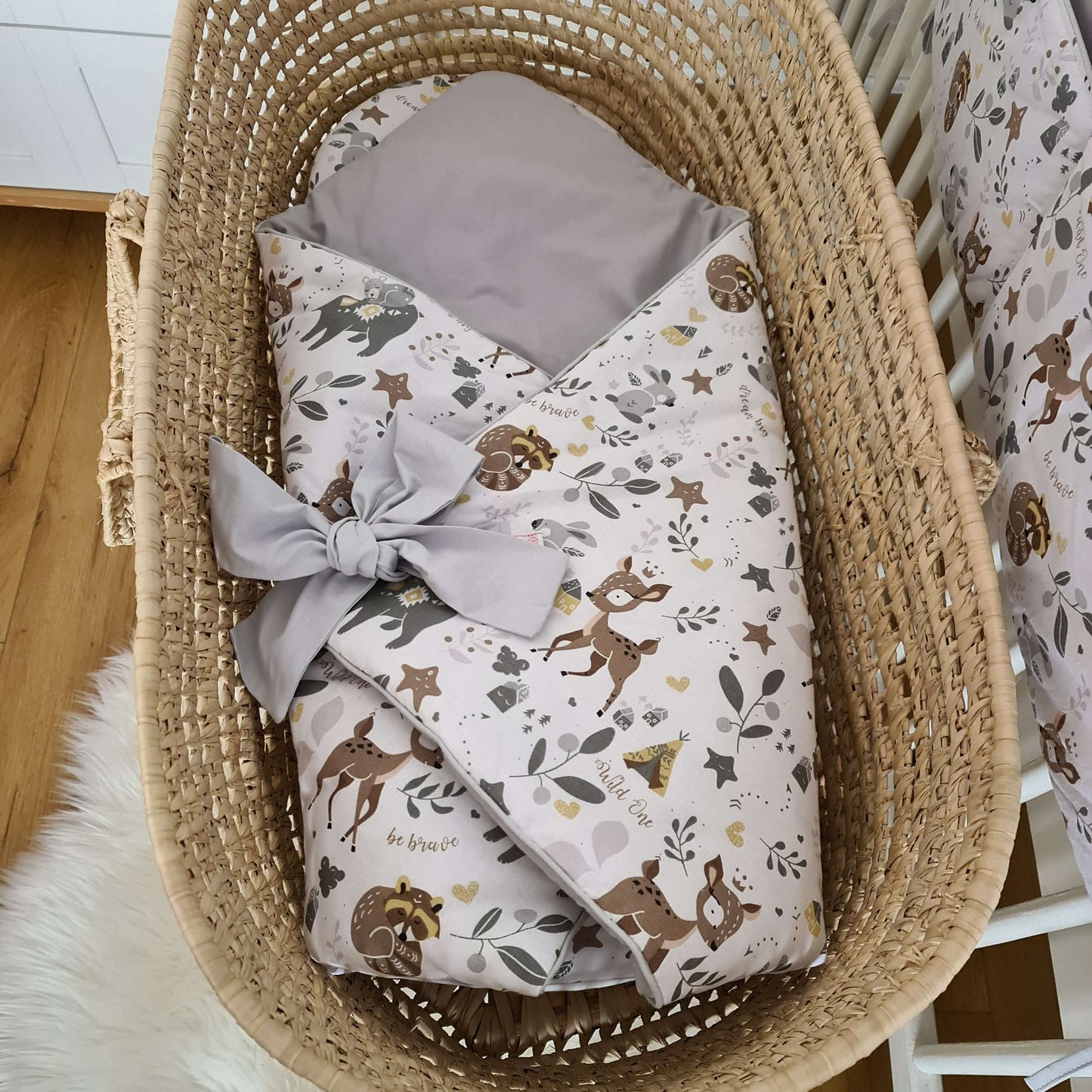 Baby Nest -Pod - Newborn Baby 10 pc's set  Be Brave Wild One