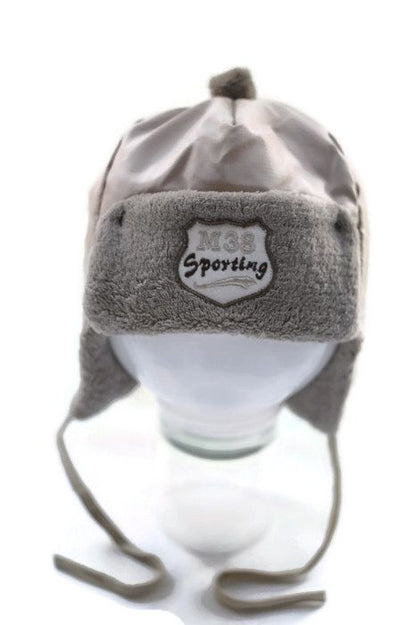 Winter boy hat pilot brown/beige sizes 38, 42,44, 48
