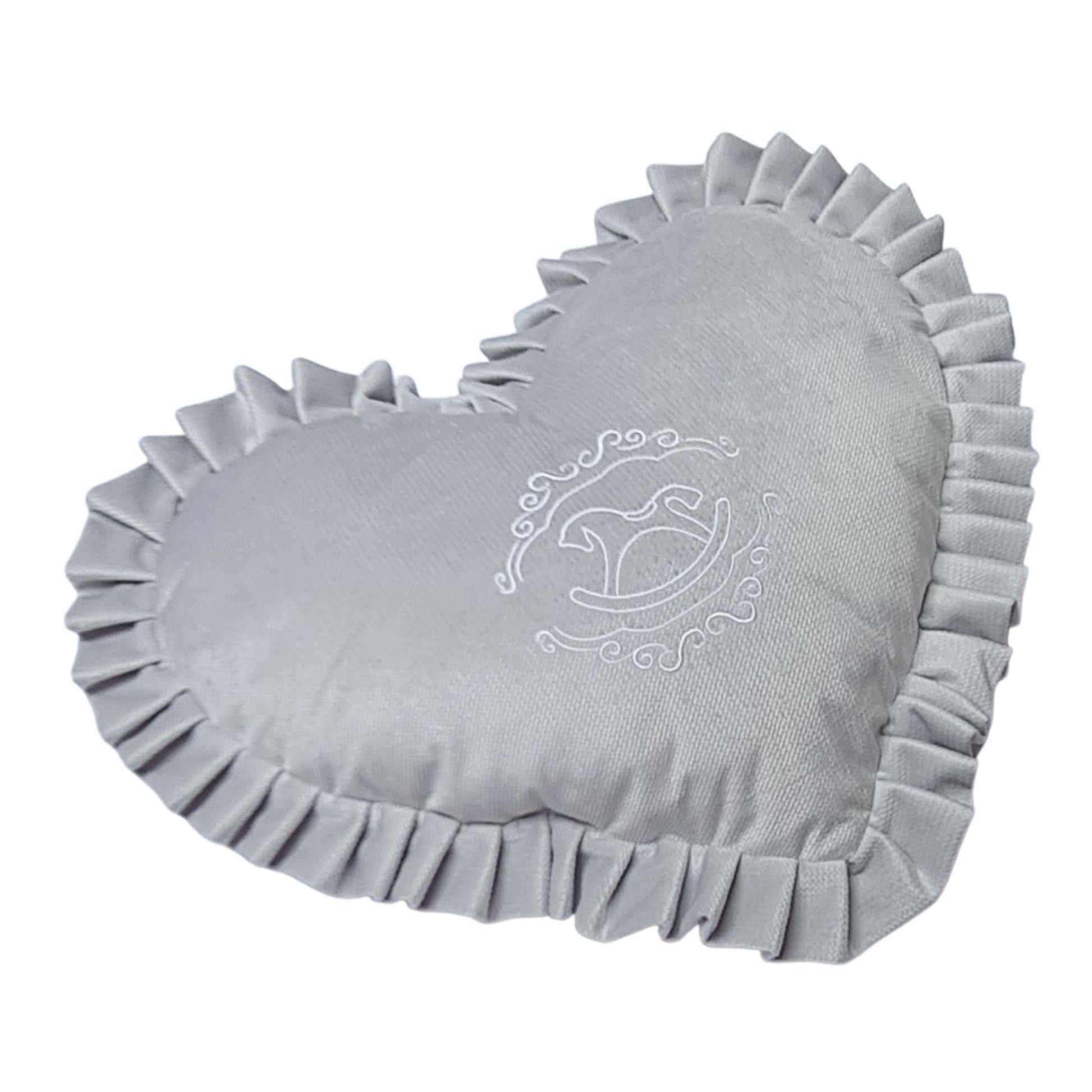 decorative pillow for baby room crib cot velvet grey pillow
