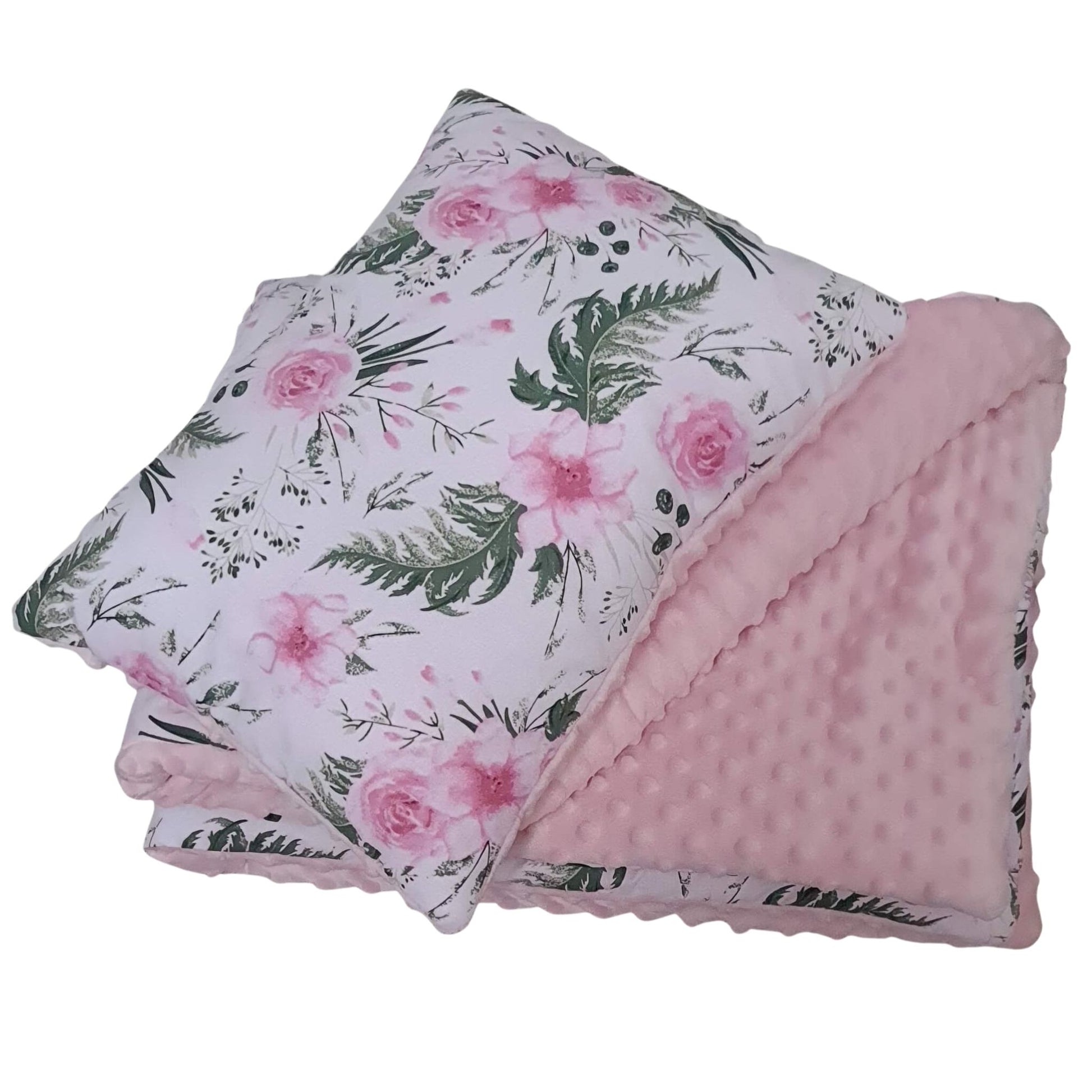 evcushy baby quilt and pillow comforter blanket for cot bedding for crib pink cosy baby blanket