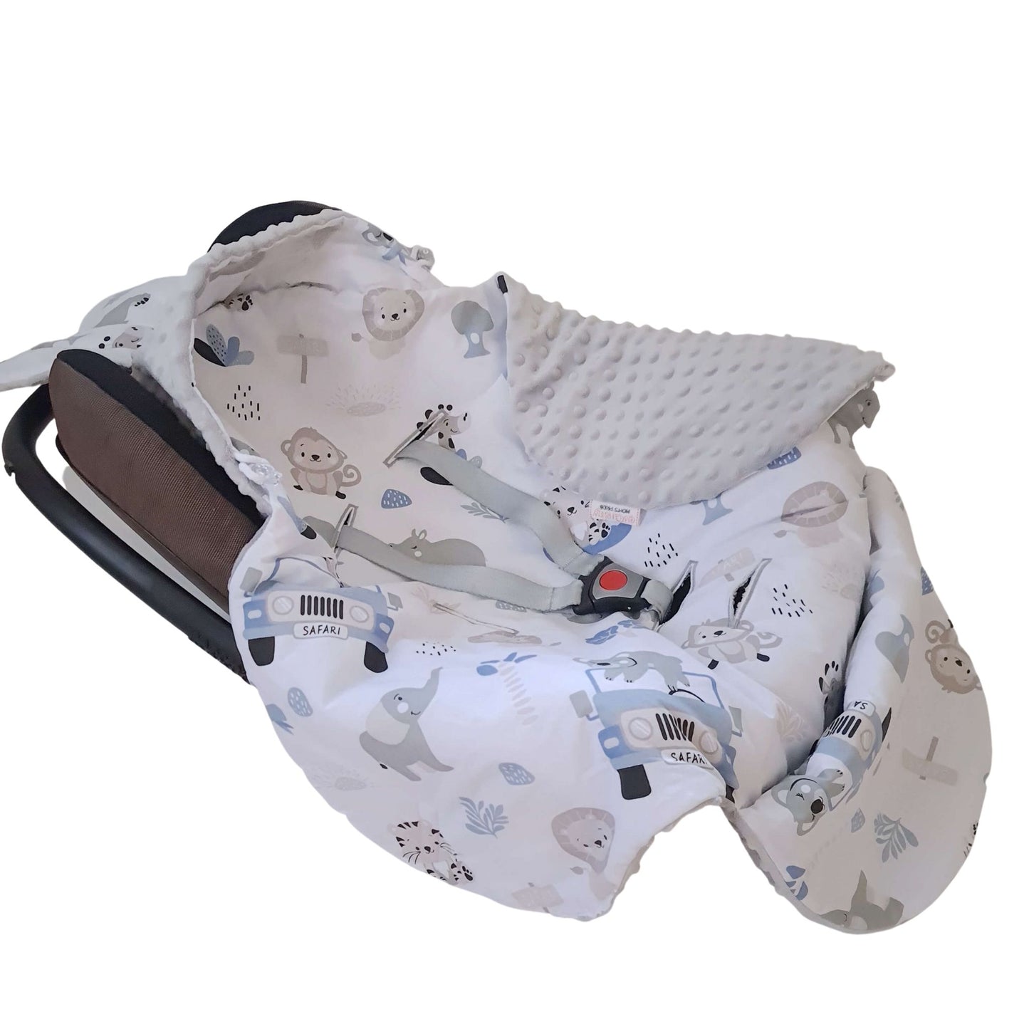 evcushy best blanket for 0-12 months car seat and stroller