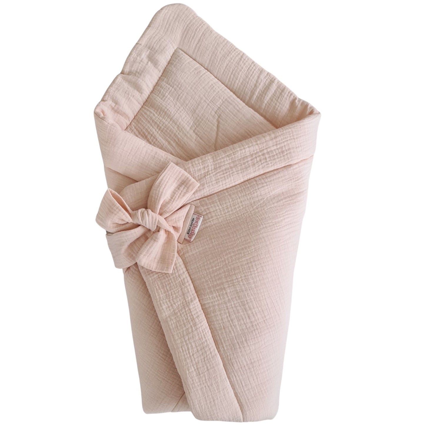 evcushy baby wrap 3 in 1 swaddling blanket pink cotton