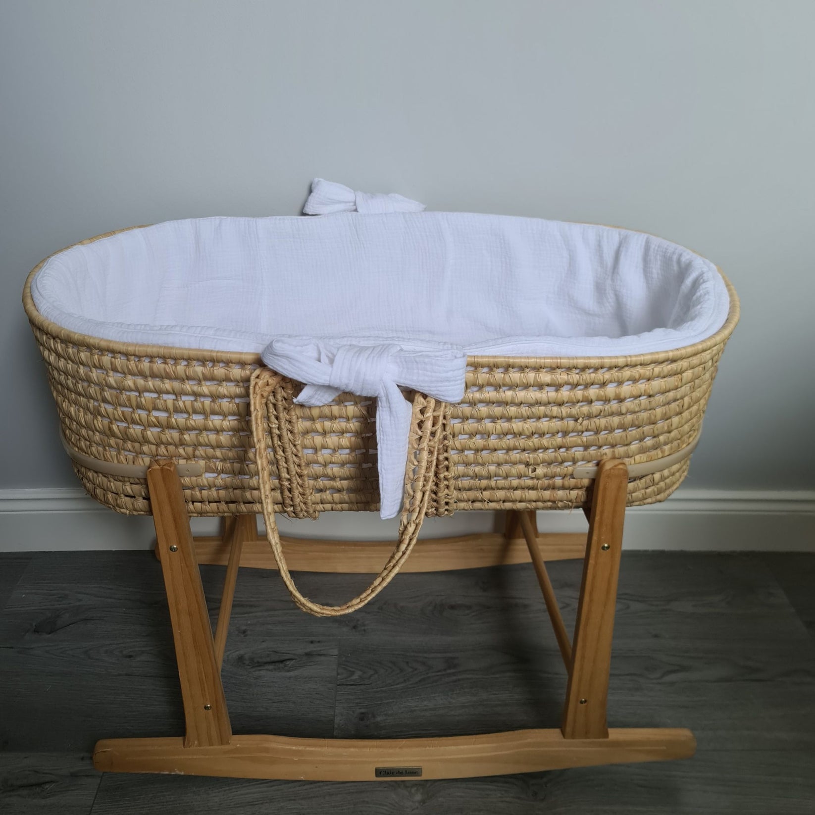 Moses Basket Liner Insert Muslin 100 Cotton 4 Colours Evcushy