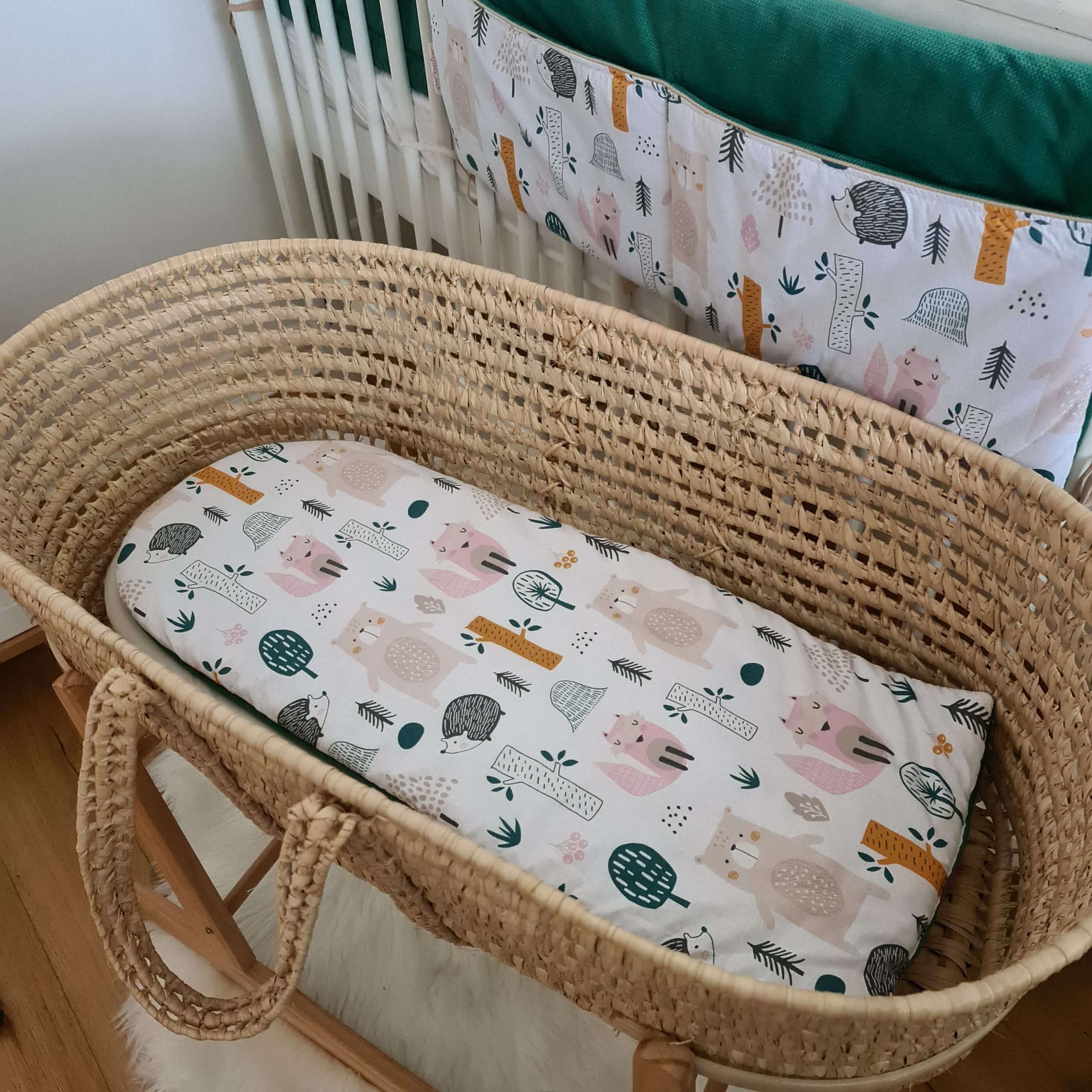 Moses basket cushion sale