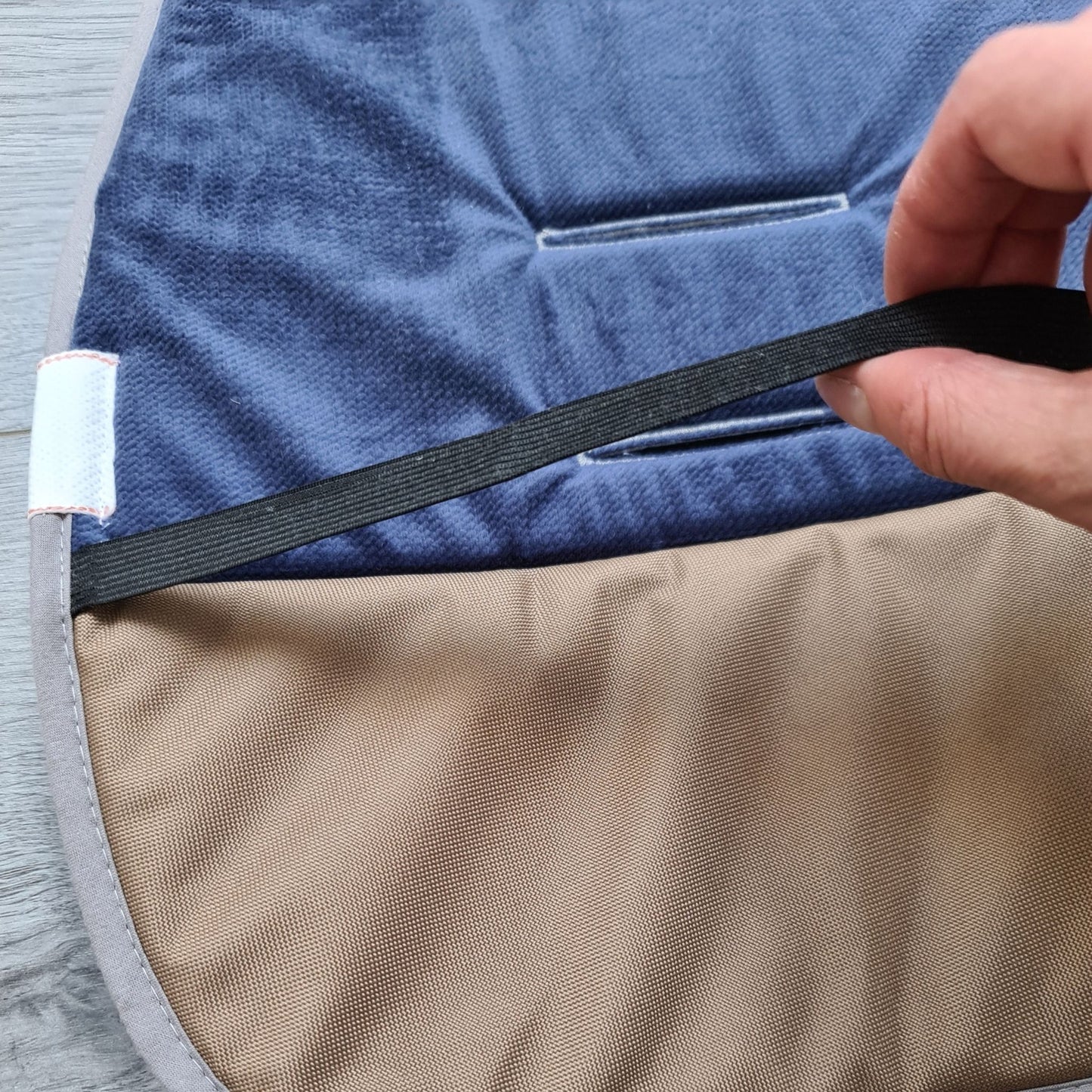 comfortable padde liner for strollers seats with rubber band