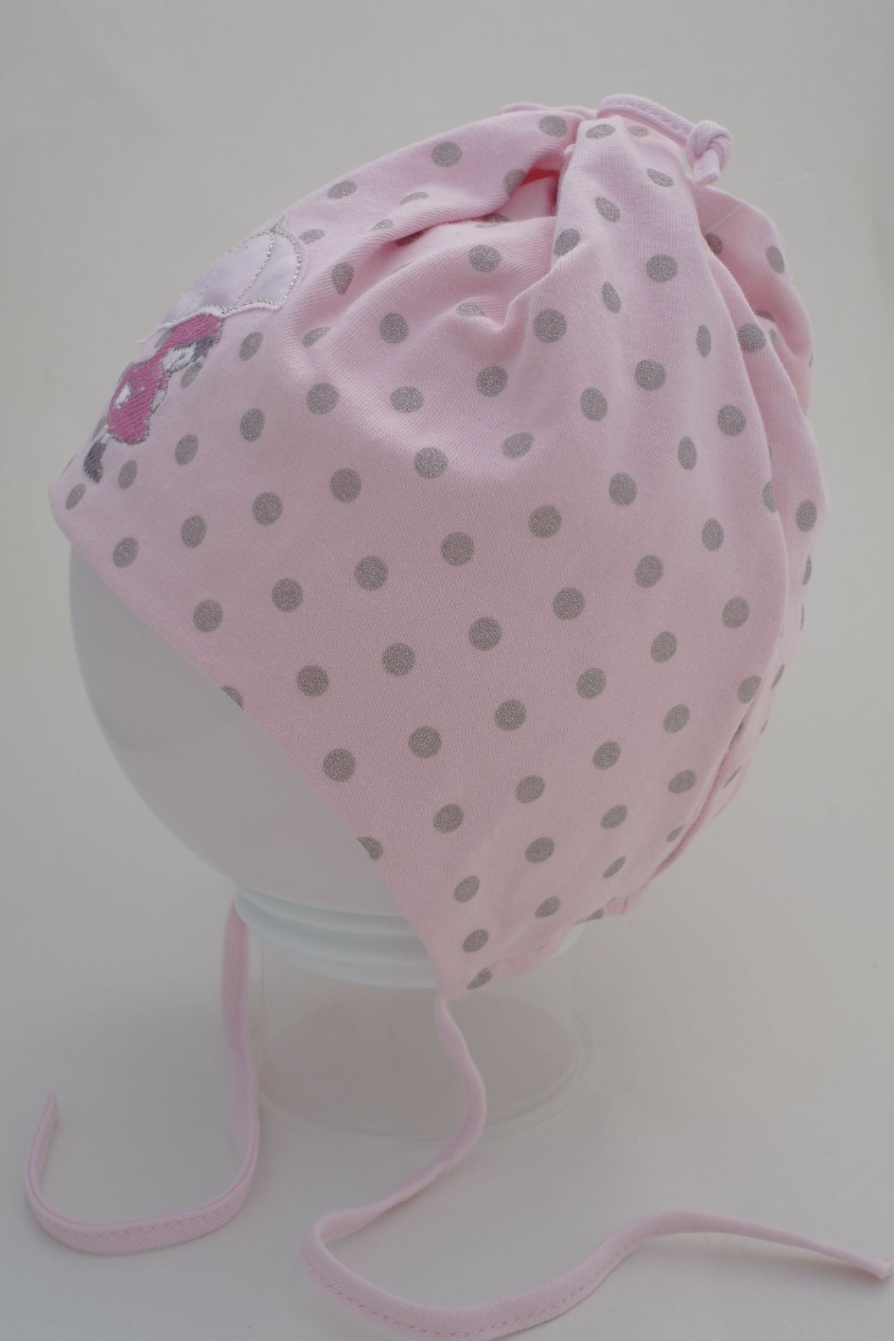 Glitter Polka dot hat for girls  Ania