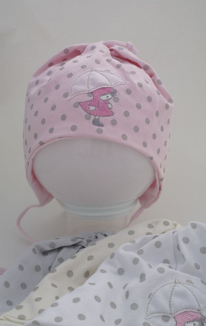 Glitter Polka dot hat for girls  Ania