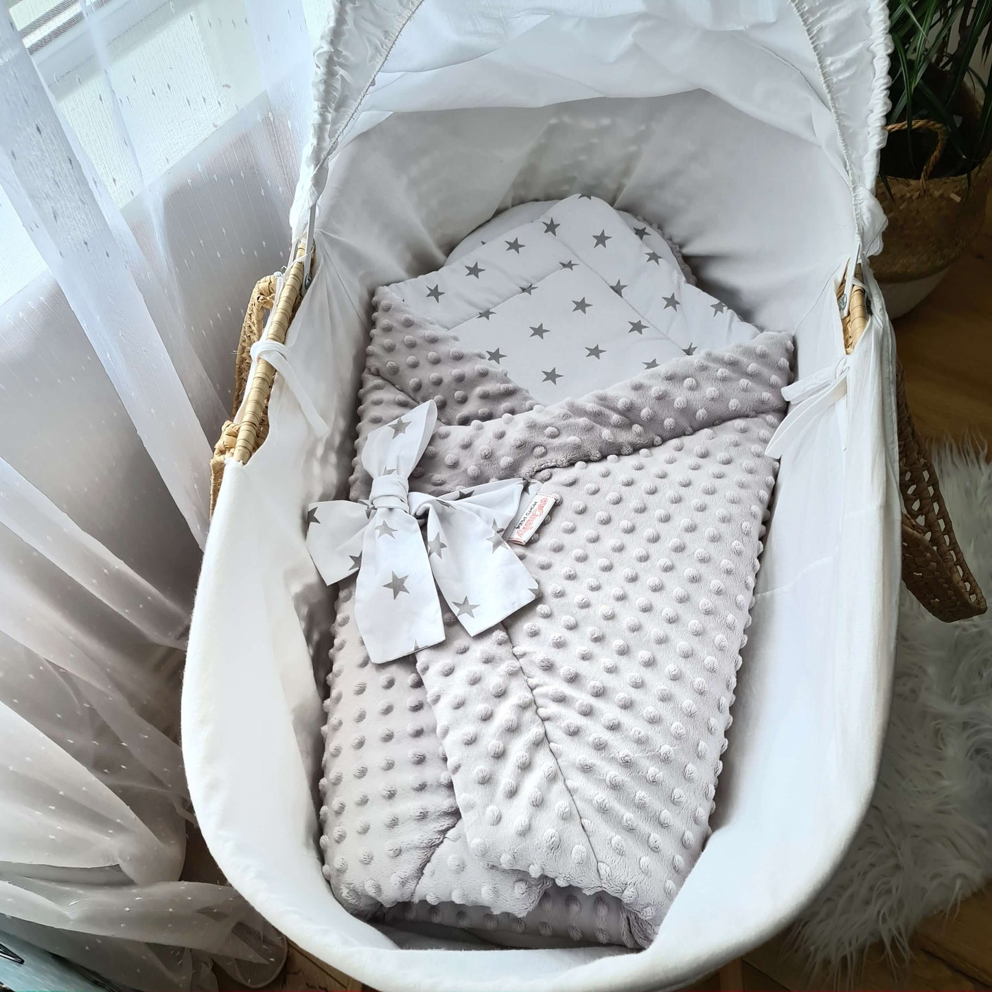 warm cosy first blanket for a baby