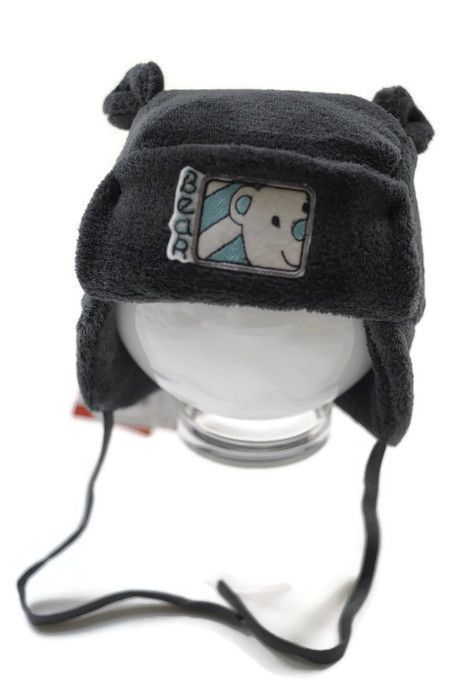 Winter hat for  boys with ties Polar Bear