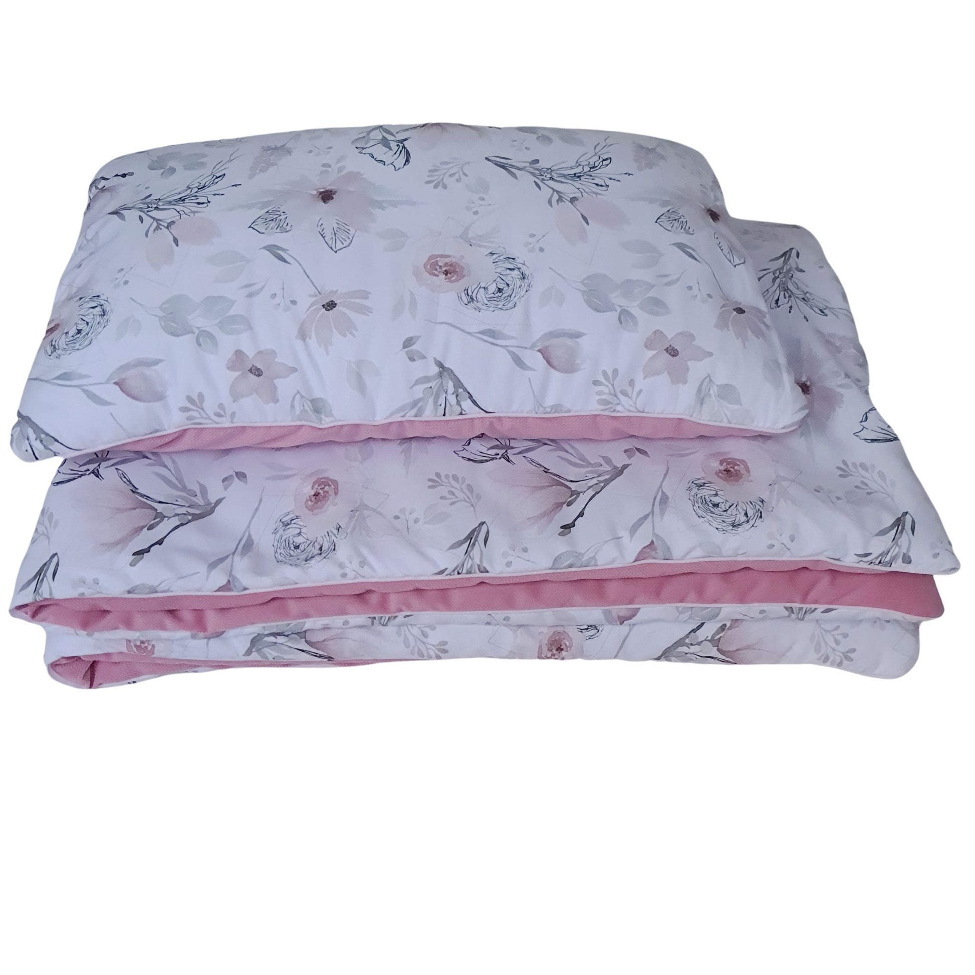 evcushy bedding sets for children in Ireland cotton velvet pink floral pattern