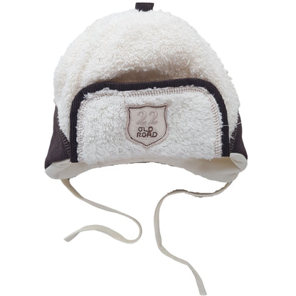 winter hat boys hats warm hats for baby cream and brown